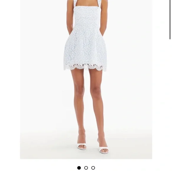 Amanda Uprichard | Dresses | Amanda Uprichard Bridal Shower Lace Mini Dress  | Poshmark